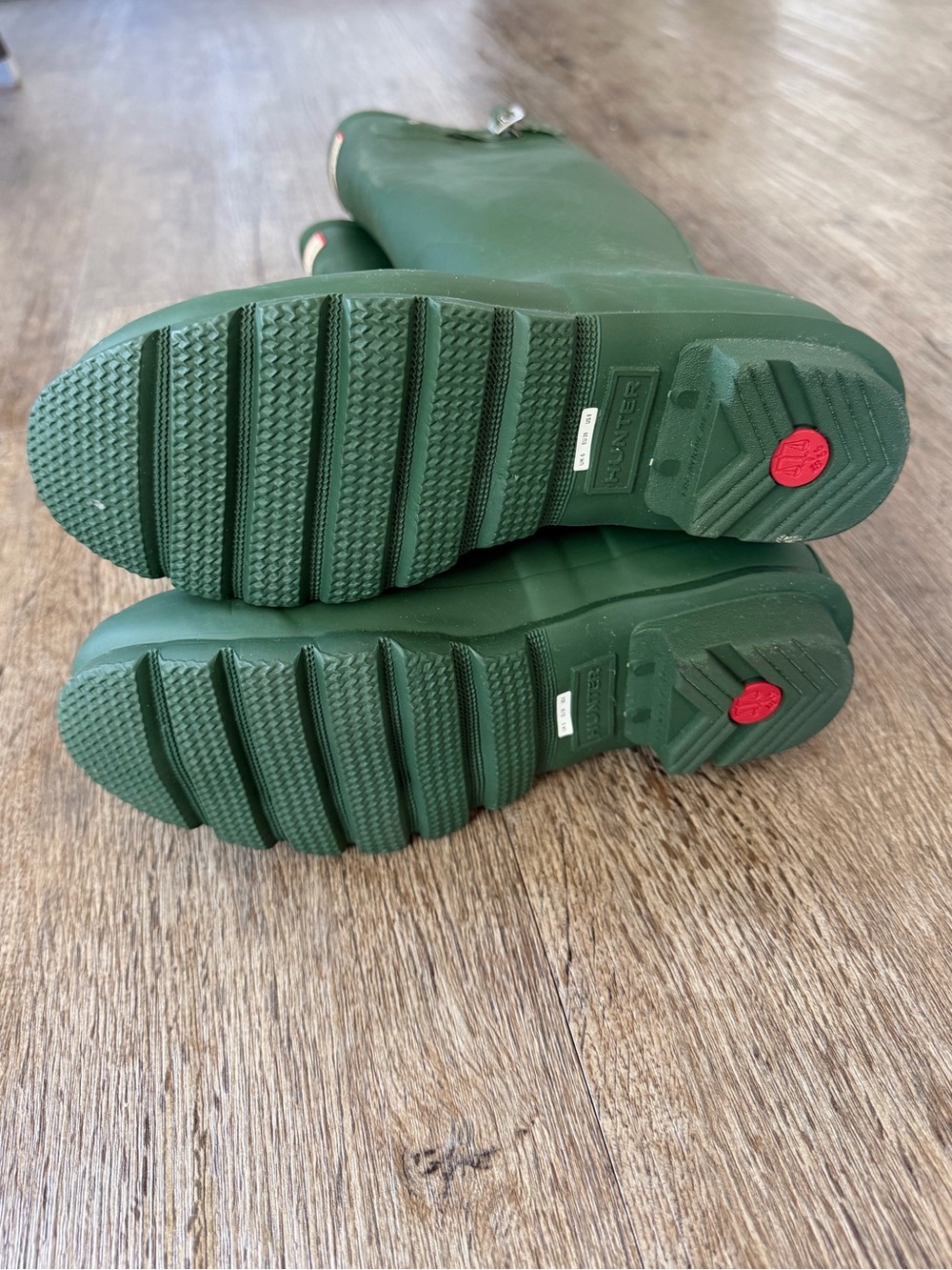 Hunter Matte Forest Green Tall Rain Boots - Picture 3 of 7